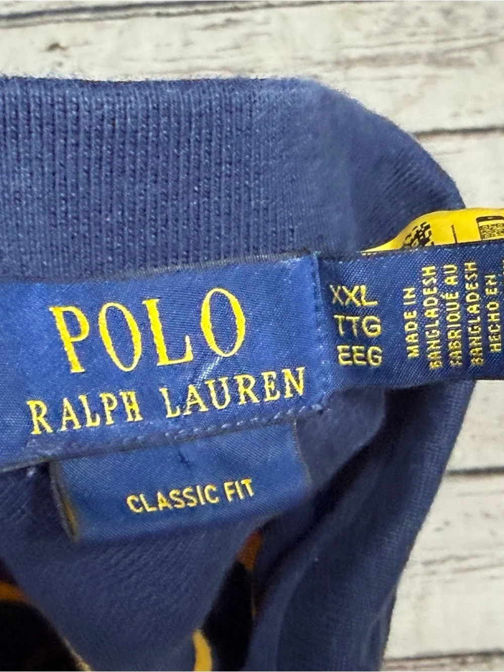 Polo Ralph Lauren Blue Striped Classic Fit Golf Preppy Shirt Men's